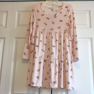 love,fire-NWT-Tiered Baby Doll Long Sleeves Dress-Juniors Size Medium